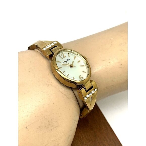Timex Women's Watch TW2U70000 Quartz Mother of Pearl Gold Expansion Band… - Picture 5 of 13